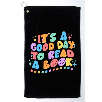 Cute Funny It's A Good Day To Read A Book Golf Towel