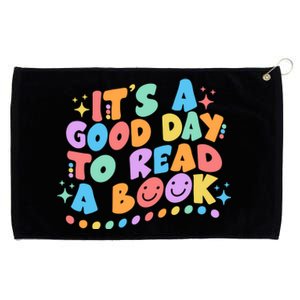 Cute Funny It's A Good Day To Read A Book Grommeted Golf Towel