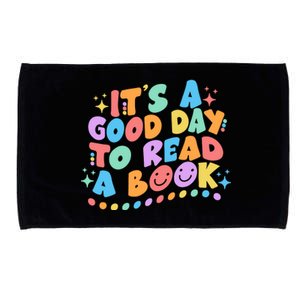 Cute Funny It's A Good Day To Read A Book Microfiber Hand Towel