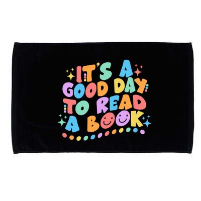 Cute Funny It's A Good Day To Read A Book Microfiber Hand Towel