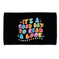 Cute Funny It's A Good Day To Read A Book Microfiber Hand Towel