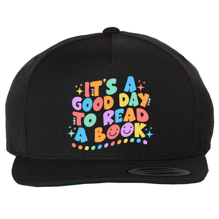 Cute Funny It's A Good Day To Read A Book Wool Snapback Cap