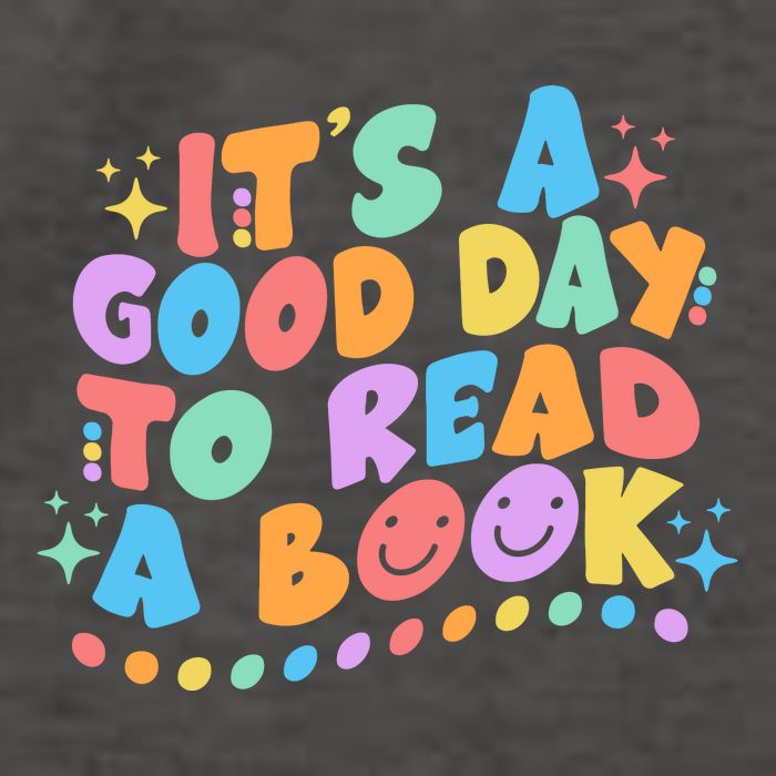 Cute Funny It's A Good Day To Read A Book Vector Backpack