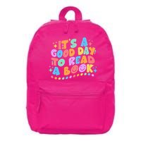 Cute Funny It's A Good Day To Read A Book 16 in Basic Backpack