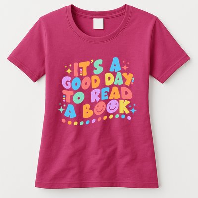 Cute Funny It's A Good Day To Read A Book Womens T-Shirt