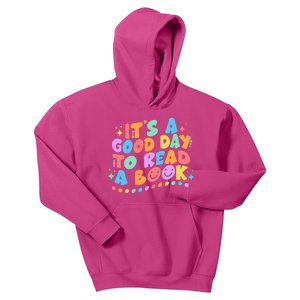 Cute Funny It's A Good Day To Read A Book Kids Hoodie