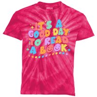 Cute Funny It's A Good Day To Read A Book Kids Tie-Dye T-Shirt