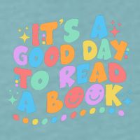 Cute Funny It's A Good Day To Read A Book Sueded Cloud Jersey T-Shirt