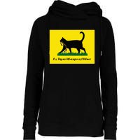 Cat Flag ILl Tread Wherever I Want Womens Funnel Neck Pullover Hood