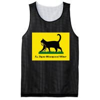 Cat Flag ILl Tread Wherever I Want Mesh Reversible Basketball Jersey Tank