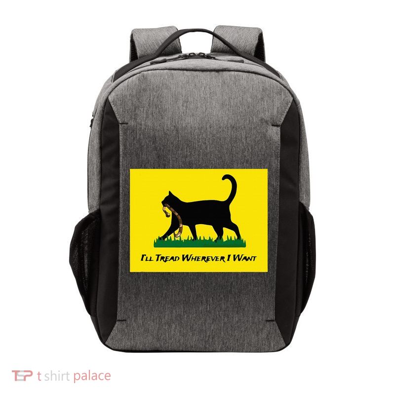 Cat Flag ILl Tread Wherever I Want Vector Backpack