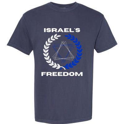 Classic Freedom Israel I Am With Israel Garment-Dyed Heavyweight T-Shirt