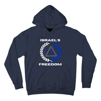 Classic Freedom Israel I Am With Israel Hoodie