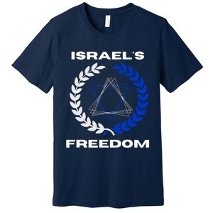 Classic Freedom Israel I Am With Israel Premium T-Shirt