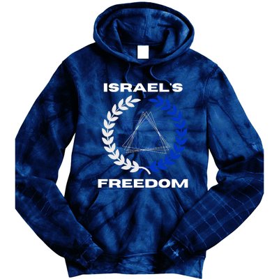 Classic Freedom Israel I Am With Israel Tie Dye Hoodie