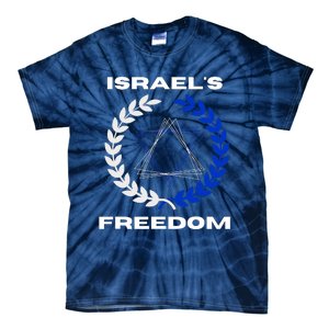 Classic Freedom Israel I Am With Israel Tie-Dye T-Shirt