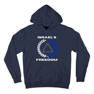 Classic Freedom Israel I Am With Israel Tall Hoodie