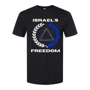 Classic Freedom Israel I Am With Israel Softstyle CVC T-Shirt