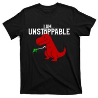 Cute & Funny I Am Unstoppable T-Rex Dinosaur T-Shirt