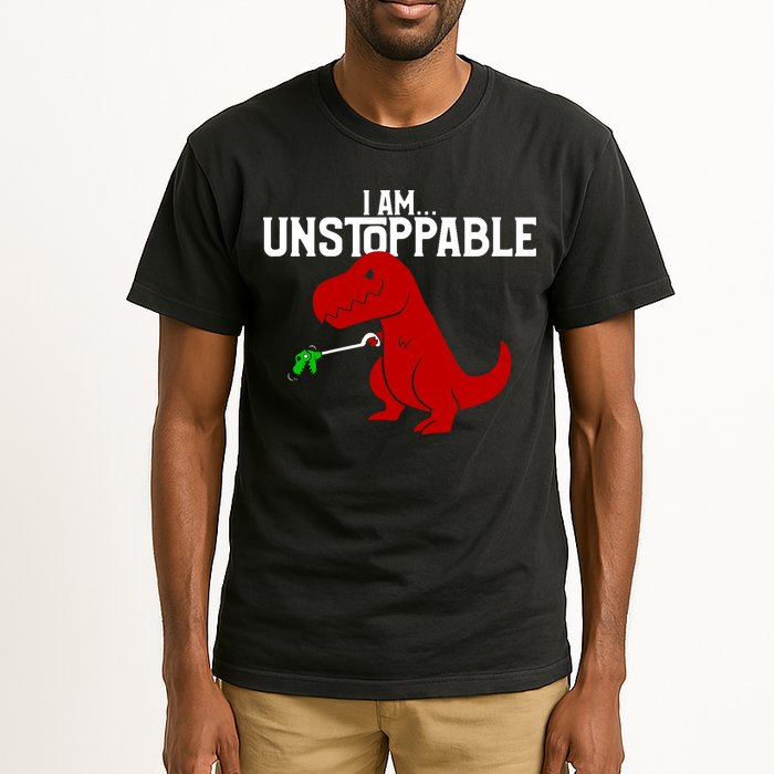 Cute & Funny I Am Unstoppable T-Rex Dinosaur Tall T-Shirt