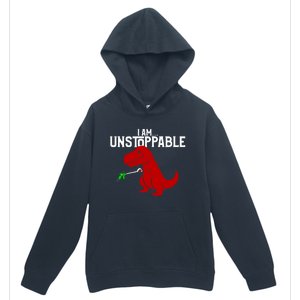 Cute & Funny I Am Unstoppable T-Rex Dinosaur Urban Pullover Hoodie