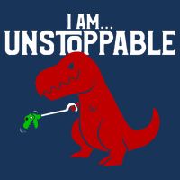 Cute & Funny I Am Unstoppable T-Rex Dinosaur Infant Baby Jersey Bodysuit