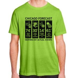 Chicago Forecast Inspired By Actual Events Adult ChromaSoft Performance T-Shirt