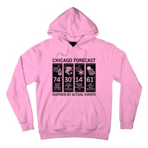 Chicago Forecast Inspired By Actual Events Hoodie