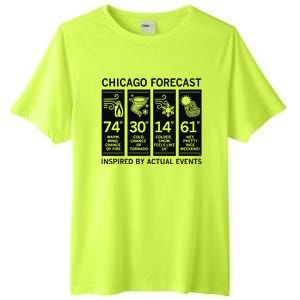 Chicago Forecast Inspired By Actual Events Tall Fusion ChromaSoft Performance T-Shirt