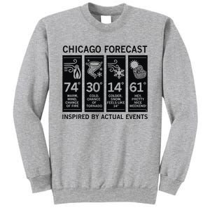 Chicago Forecast Inspired By Actual Events Sweatshirt