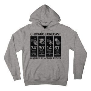 Chicago Forecast Inspired By Actual Events Tall Hoodie