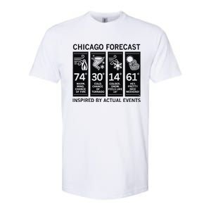 Chicago Forecast Inspired By Actual Events Softstyle CVC T-Shirt