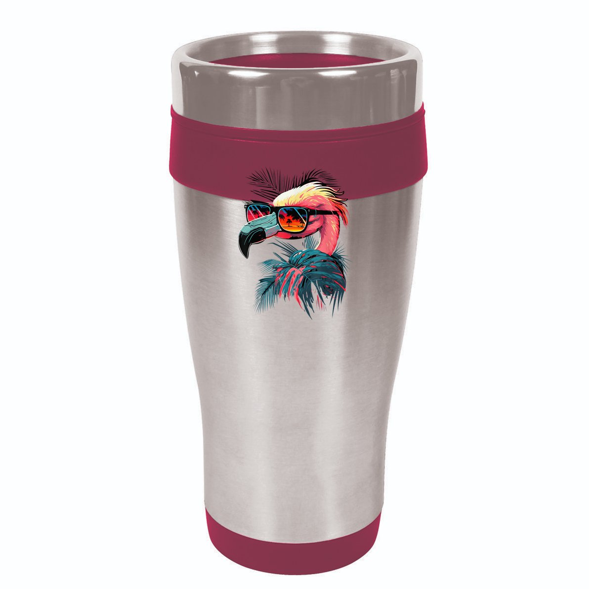 Cute Flamingo in Sunglasses Retro Vintage Funny Beach Summer Cool Comfort Performance Bucket Hat