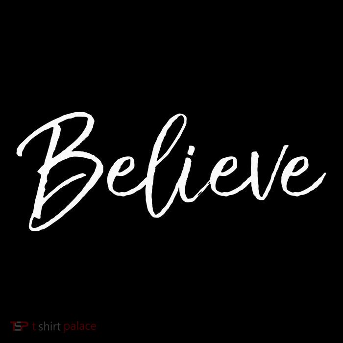 Christian Faith In Christ Quote Christmas Saying Believe T-Shirt