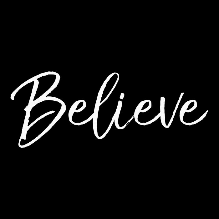 Christian Faith In Christ Quote Christmas Saying Believe 16 in Basic Backpack