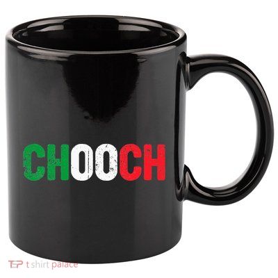 Chooch Funny Italian Slang Italia Flag Italy Humor 11oz C Handle Ceramic Mug