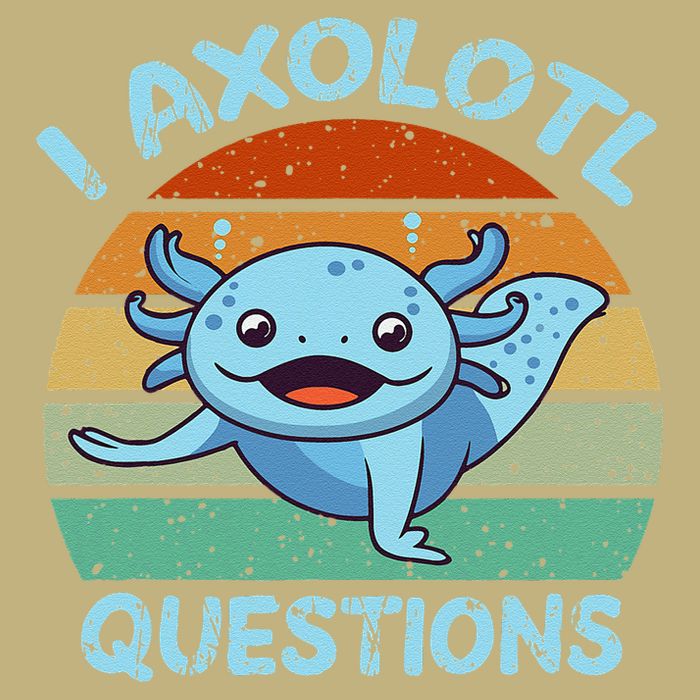 CAT Funny I Axolotl Questions T-Shirt