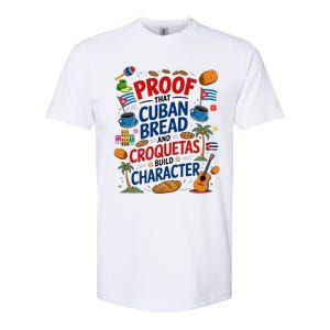 Cuban Flag Ideas & Hispanic Cuban Croquetas Softstyle CVC T-Shirt