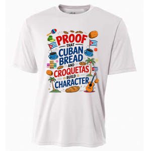 Cuban Flag Ideas & Hispanic Cuban Croquetas Cooling Performance Crew T-Shirt