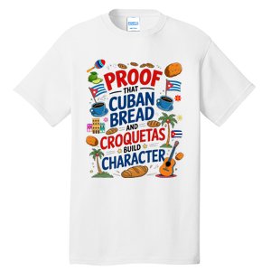 Cuban Flag Ideas & Hispanic Cuban Croquetas Tall T-Shirt