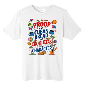 Cuban Flag Ideas & Hispanic Cuban Croquetas Tall Fusion ChromaSoft Performance T-Shirt