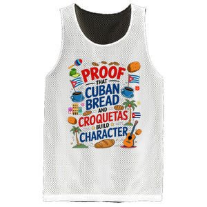 Cuban Flag Ideas & Hispanic Cuban Croquetas Mesh Reversible Basketball Jersey Tank