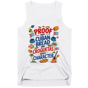 Cuban Flag Ideas & Hispanic Cuban Croquetas Tank Top