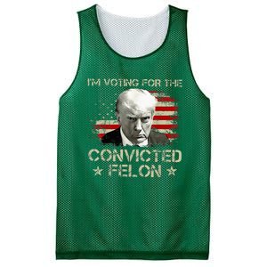 Convicted Felon Im Voting Convicted Felon 2024 Mesh Reversible Basketball Jersey Tank