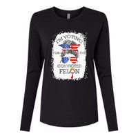 Convicted Felon IM Voting Convicted Felon Womens Cotton Relaxed Long Sleeve T-Shirt