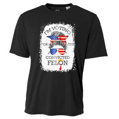 Convicted Felon IM Voting Convicted Felon Cooling Performance Crew T-Shirt