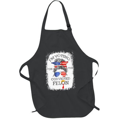Convicted Felon IM Voting Convicted Felon Full-Length Apron With Pockets