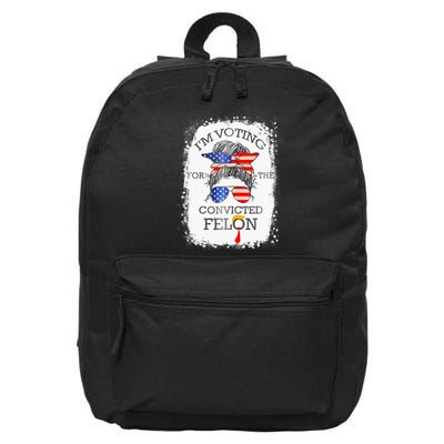Convicted Felon IM Voting Convicted Felon 16 in Basic Backpack