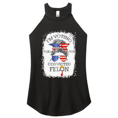 Convicted Felon IM Voting Convicted Felon Women's Perfect Tri Rocker Tank