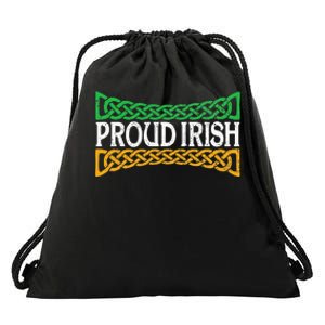 Celtic Fan Ireland Celtic Pride Green Shamrock Drawstring Bag